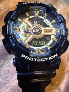 G-SHOCK GA-110GB ブラック✕ゴールド 電池新品 — image 1