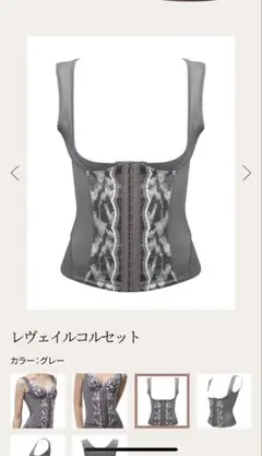 最終値下げレヴェイユコルセット グレー — image 1