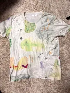 ohta 総柄プリントTシャツ M 半袖 — image 1