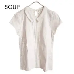 2746 美品スープTシャツカットソーオフホワイトM — image 1