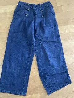 ワイドデニムパンツ — image 1