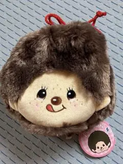 モンチッチ　窓付きぬいぐるみ巾着 — image 1