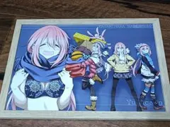 額装入りA4サイズポスター：ゆるキャン▲　各務原なでしこ　イラストデザイン — image 1