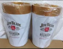【非売品、新品未使用】 Jim Beam ホワイトタンブラー 2個セット — image 1