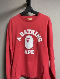 A BATHING APE エイプ カレッジロゴ トレーナー　クルーネック — image 1