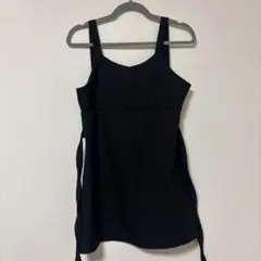 ブラック キャミワンピース ミニ丈 — image 1