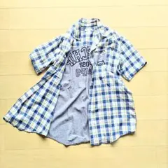 drug store's ドラッグストアーズ 半袖 シャツ トップス チェック柄 — image 1