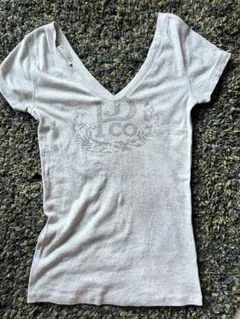 Polo Jeans Co. Vネック Tシャツ グレー Lサイズ — image 1