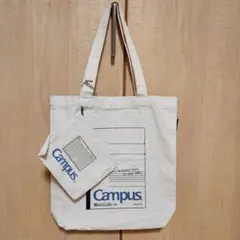 OldResta トートバッグ キャンパスノート ポーチ付き ～★ — image 1