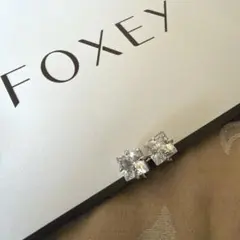 FOXEY　イヤリング　ジルコニア　スクエア　フォクシー — image 1