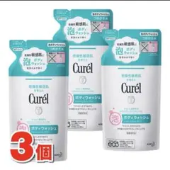 キュレル 薬用 泡ボディウォッシュ 泡で出るタイプ 詰替 380mL　×3個 — image 1