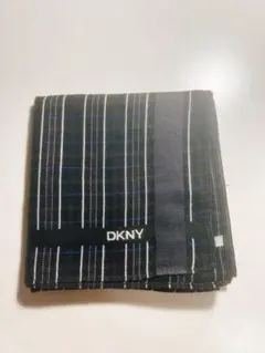 DKNY ハンカチ ストライプ柄 ブラック — image 1