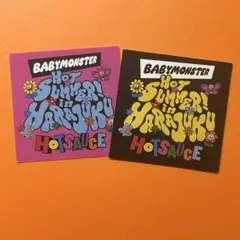 babymonster トレカ シール ステッカー hotsauce 原宿 — image 1