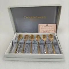 Creativeware 金メッキスプーン 6本セット 箱無し — image 1