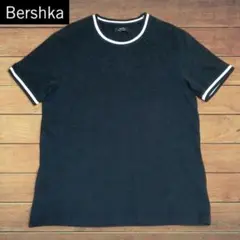 ベルシュカ 鹿の子リンガーTシャツ 黒 L — image 1