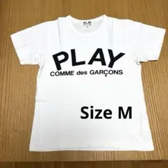 コムデギャルソン Tシャツ M 白 半袖 PLAY 夏 — image 1