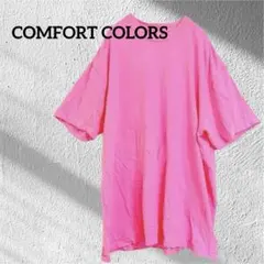 コンフォートカラーズ 半袖 Tシャツ XL ピンク ゆるだぼ オーバーサイズ — image 1