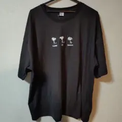 PEANUTS★スヌーピー( ・ ´｀(●)刺繍Tシャツ新品タグ付き4L — image 1