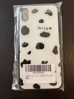 新品未使用　牛柄 iPhonexsケース Milk ケース　匿名配送 — image 1