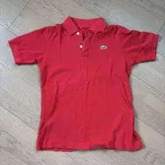 LACOSTE ラコステ 半袖 ポロシャツ レッド — image 1
