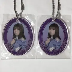 【新品未使用】乃木坂46 秋元真夏 アクリルチャーム ワンコインくじ 2個セット — image 1