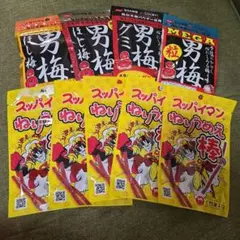 梅お菓子　まとめ売り　男梅　スッパイマン　ねりうめえ棒 — image 1