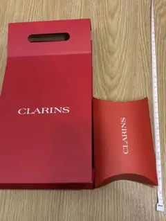 【美品】CLARINS クラランス ショッパー ＆ ギフトボックス ラッピング — image 1