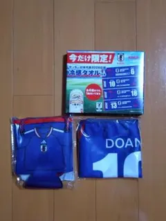 KIRIN サッカー日本代表 2026応援 冷感タオル 堂安律 ＆ 缶ホルダー — image 1