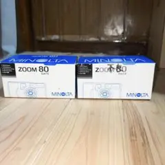 (正常機と不良機)MINOLTA ZOOM 80REMOTE DATE 本体×2 — image 1