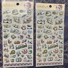 たれぱんだ　シール　2014年　サンエックス 新品 2枚セット — image 1