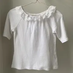 【美品】MELROSE レースリボンシャツ — image 1