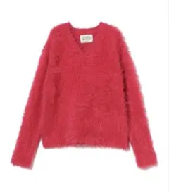 FUTURE ARCHIVE / SHAGGY VNECK KNIT — image 1