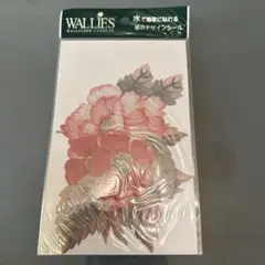 ⑨WALLIES 花柄デザインペーパーシール 5枚セット — image 1
