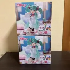 送料込み 新品未開封 初音ミク 猫耳Tシャツ 2個 — image 1