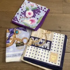 CELINE MCM madame hanoi ハンカチ 3枚セット — image 1