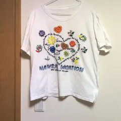 NATURAL VACATION 刺繍 Tシャツ ホワイト — image 1
