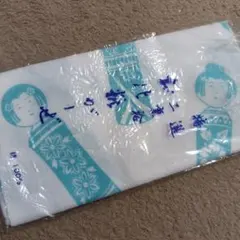 こけし柄 ガーゼ手ぬぐい 綿100% 日本製 — image 1