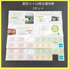 東京メトロ 株主優待券セット×2セット — image 1