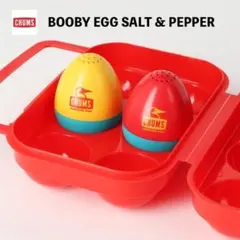 新品未開封＊CHUMS エッグソルトアンドペッパー RED エッグケース — image 1