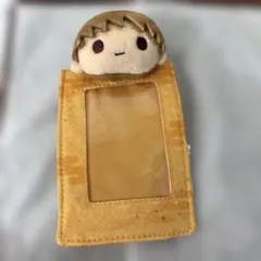 銀魂　沖田総司ぬいぐるみ付き パスケース 黄色 — image 1