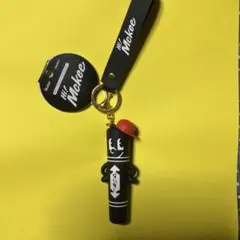 ゼブラハイマッキーラバーマスコット付きキーホルダー　新品未使用 — image 1