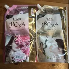 柔軟剤 イロカ 詰め替え 2袋 特大サイズ 710mL 新品未開封品 IROKA — image 1