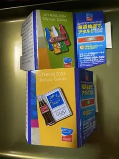Coca-Cola アテネオリンピック ピンバッジ 2種セット — image 1