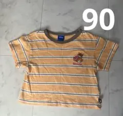 しまむらDisney マイケル　ボーダー Tシャツ 90cm — image 1