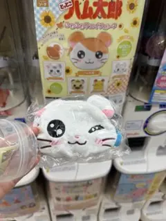 即日発送⭐︎匿名発送　とっとこハム太郎 ふわふわフェイスポーチ りぼんちゃん — image 1