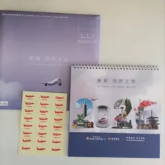 China Airlines 2026年 卓上カレンダー — image 1