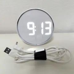 PLUGGET IKEA ホワイト目覚まし時計 — image 1
