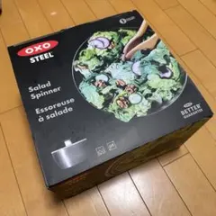 OXO オクソー　サラダスピナー ステンレス　野菜水切り — image 1
