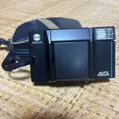 MINOLTA AF-C ミノルタ コンパクトフィルムカメラ ケース付 — image 1