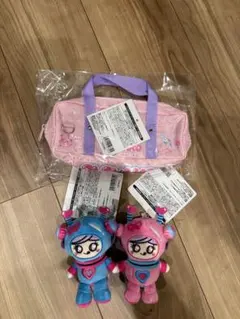 メルカリ便 しなこ コズミック ぬいぐるみ キーホルダー　ポーチ　セット — image 1